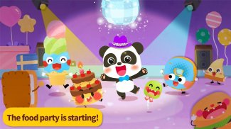 Baby Panda's Food Party Dress Up screenshot 2