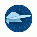 Origami Flying Paper Airplanes Icon