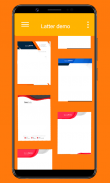 Auto Letterhead Maker: Business Letter Templates screenshot 3