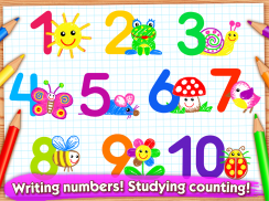 123 Draw🎨 Toddler counting for kids Drawing games screenshot 2