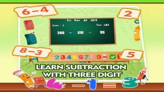 Subtraktion Mathe Lernen - Subtraction Lernspiele screenshot 2
