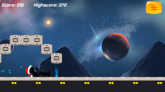 Space Stickman Run screenshot 0