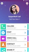 SniperWolf Fake Call screenshot 2