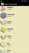 Instruções para Origami Free screenshot 5