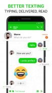 信使 - 短信，彩信，免费聊天 - Messenger for Messages + SMS screenshot 4