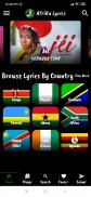 Afrika Lyrics Music Player screenshot 0