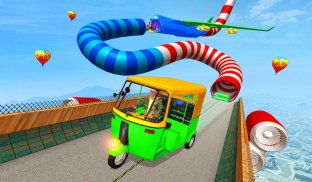 Tuk Tuk Rickshaw Ramp Truco 3D screenshot 0