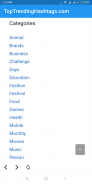 Trending Hashtags for Instagra screenshot 2