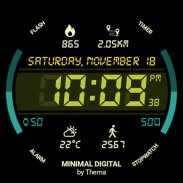 Minimal Digital Watch Face screenshot 8