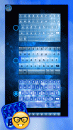 Blue Emoji Keyboard Themes screenshot 2