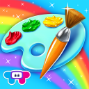 Paint Sparkles Coloring Book Icon