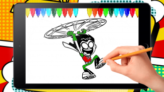 Teen Titans GO Coloring Teenage screenshot 1