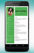CV Maker Resume Builder PDF Template Format Editor screenshot 8
