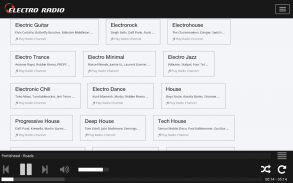 इलेक्ट्रॉनिक म्‍यूजि़क रेडियो screenshot 4