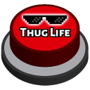 Thug Life | Deal with it meme prank button Icon