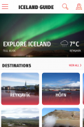 Islandia – guía de viaje, turismo, cuidades, mapas screenshot 1