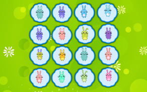 Matching Game-Bunny Pairs Kids screenshot 1