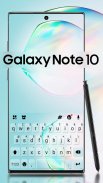 Galaxy Note 10 Tema de teclado screenshot 0