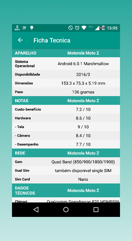 Download do APK de vs compare - comparar celular para Android