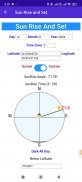 SunCalc screenshot 2