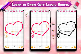 Learn to Draw Lovely Hearts screenshot 3