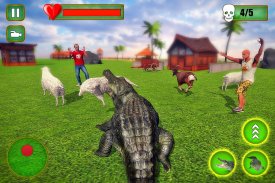 Angry Crocodile Family Simulator: Crocodile Attack screenshot 8