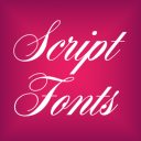 Fonts Script for FlipFont Free Icon