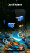 Fish On Screen 3D Wallpaper screenshot 3