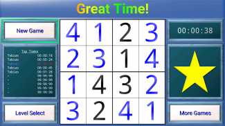 TV Sudoku: 4x4, 9x9 and 16x16 screenshot 16