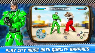 Ninja Robot Hero Street Fight screenshot 2