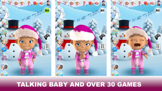 Praten baby Babsy Winter Fun screenshot 7