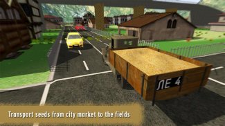 Tarım Simülatörü 18: Gerçek Çiftçi Çekici Sürücüsü screenshot 4