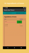 Meal Manager - Plan Weekly Meals screenshot 11