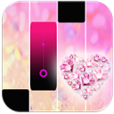 Pink Heart Diamond Magic Piano Icon