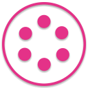Stamped Pink SL Theme Icon