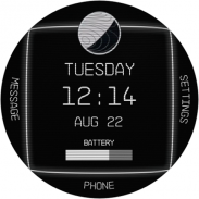 Space Minimal Watch Face screenshot 4