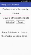 Stamp Duty Calculator screenshot 1