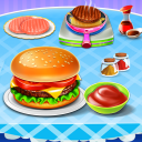 Burger pembuat Fast Food Kitchen Permainan Icon