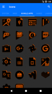 Black and Orange Icon Pack ✨Free✨ screenshot 15