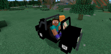 Minecraft car mod. Vehicle screenshot 0