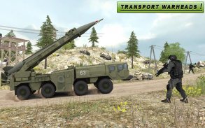 Missile launcher US army truck 3D simulator 2018 screenshot 3