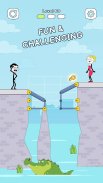 Bridge Stickman - Love Rescue screenshot 8
