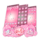 Pink Flower Diamond Theme Icon