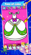 Dresses Coloring Pages ( Coloring Book For Kids ) screenshot 2