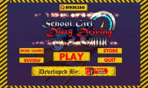 School Girl Dirty Driving Traffic Rider 2020 new screenshot 5