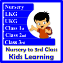 Nursery to 3 class Kids Learning Icon