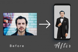 Tuxedo photo frames and editor screenshot 0