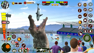 Hungry Animal Crocodile Games screenshot 3