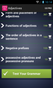 English Grammar in Use and Test Full screenshot 2