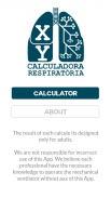 Calculadora Respiratória screenshot 0